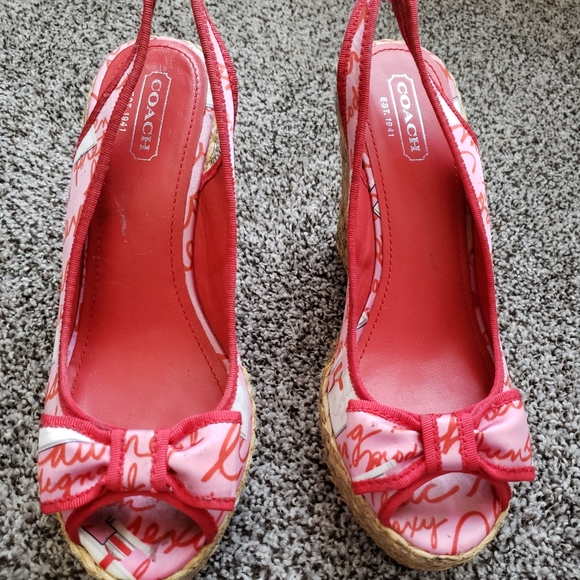 Coach wedge sandal - Picture 1 of 6